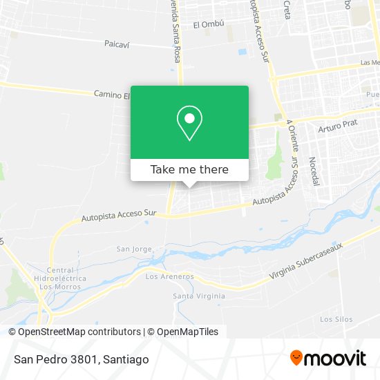 San Pedro 3801 map