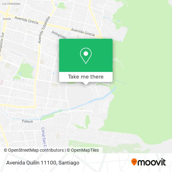 Avenida Quilín 11100 map