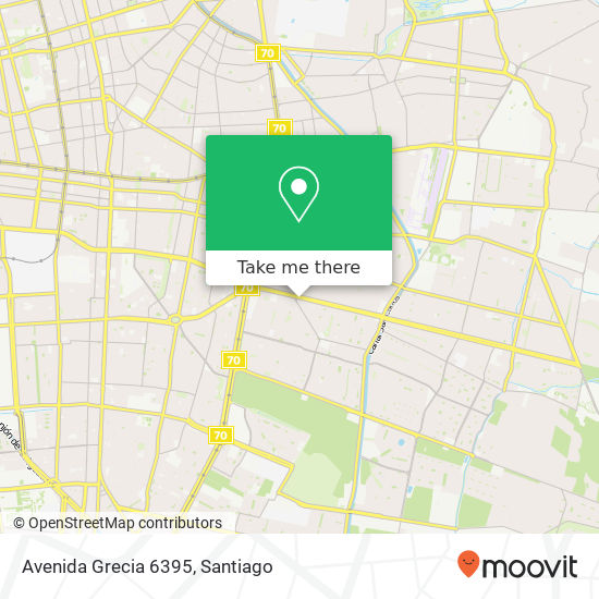 Avenida Grecia 6395 map