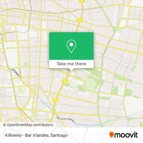 Kilkenny - Bar Irlandés map
