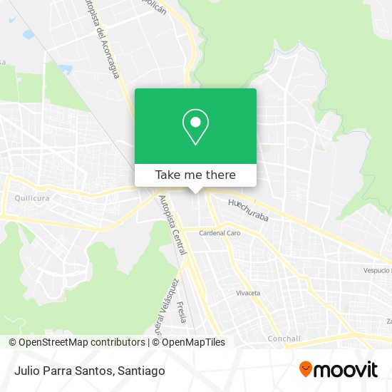 Mapa de Julio Parra Santos