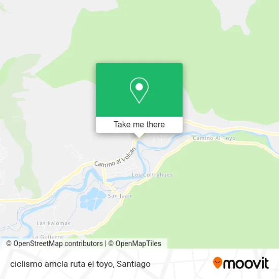 ciclismo amcla ruta el toyo map