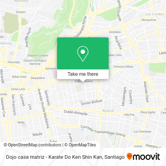 Dojo casa matriz - Karate Do Ken Shin Kan map