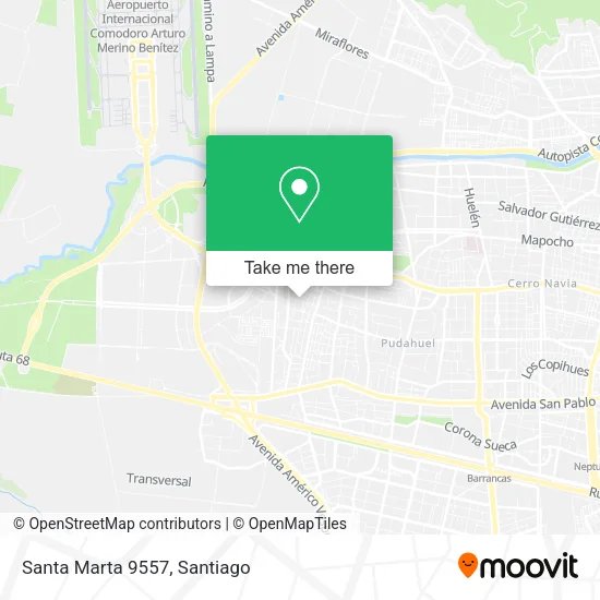 Santa Marta 9557 map