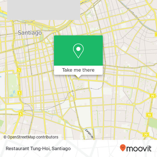 Mapa de Restaurant Tung-Hoi