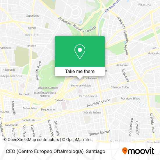 CEO (Centro Europeo Oftalmología) map