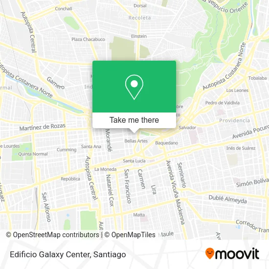 Edificio Galaxy Center map