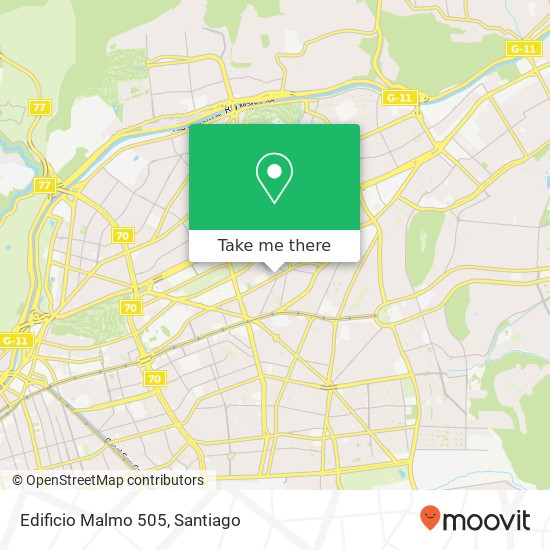 Edificio Malmo 505 map