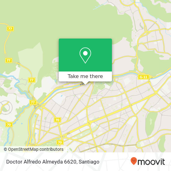 Doctor Alfredo Almeyda 6620 map