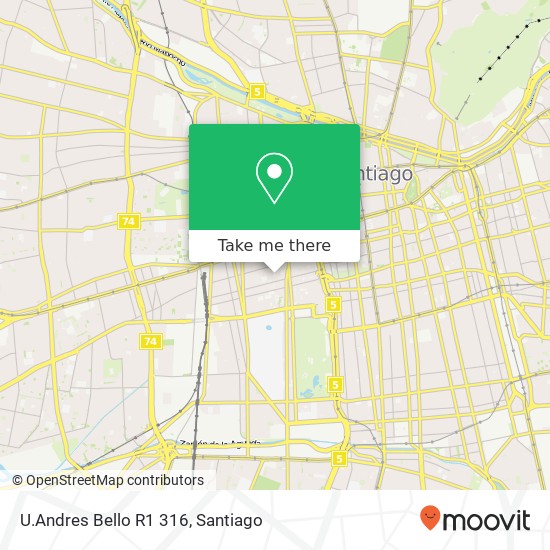 U.Andres Bello R1 316 map