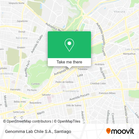Genomma Lab Chile S.A. map