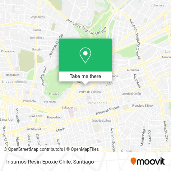 Insumos Resin Epoxic Chile map