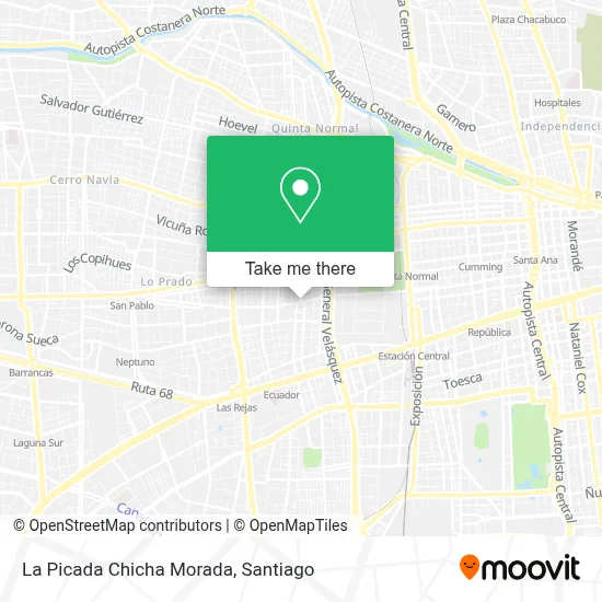 La Picada Chicha Morada map