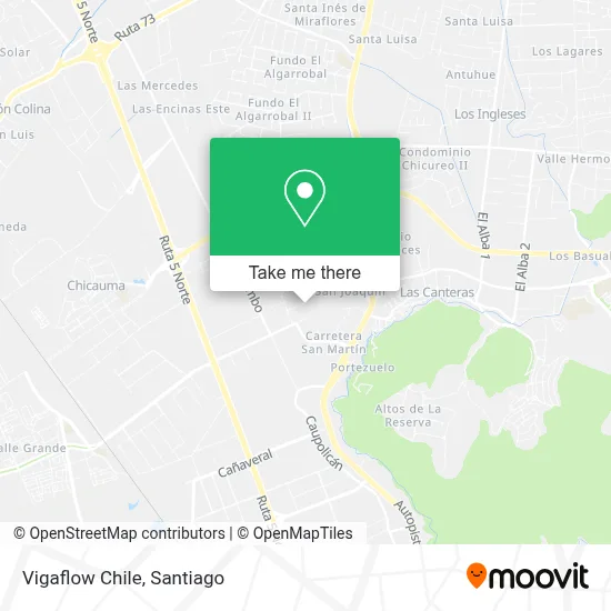Vigaflow Chile map