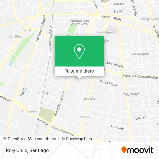 Roly Chile map