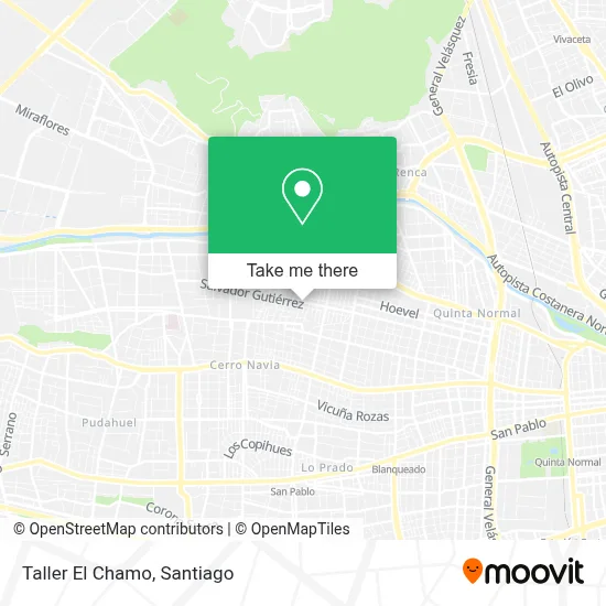 Taller El Chamo map