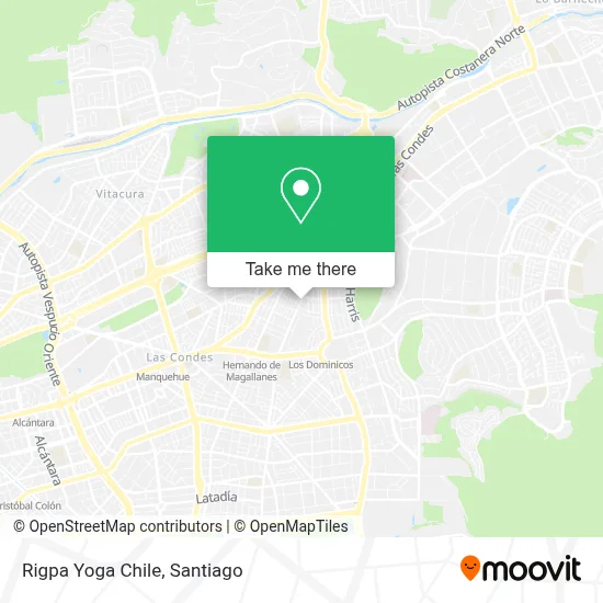 Rigpa Yoga Chile map