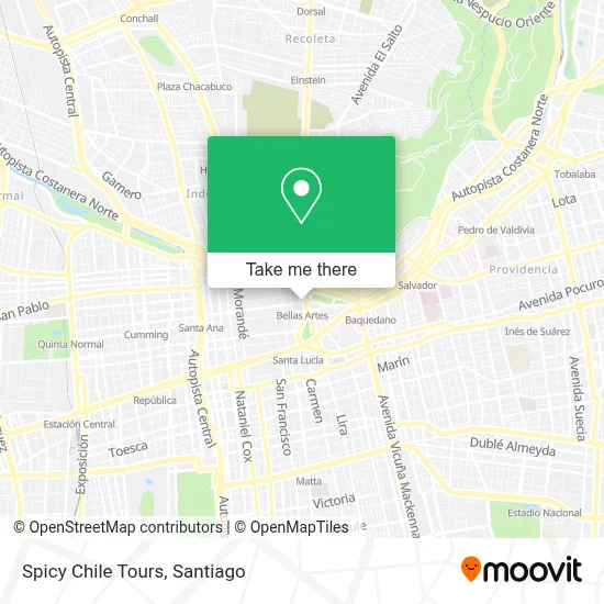 Spicy Chile Tours map