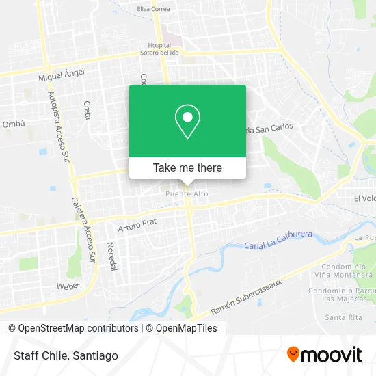 Staff Chile map
