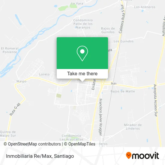 Inmobiliaria Re/Max map