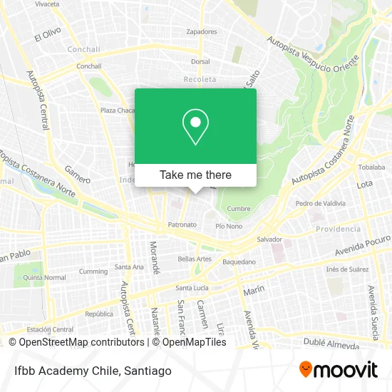 Ifbb Academy Chile map