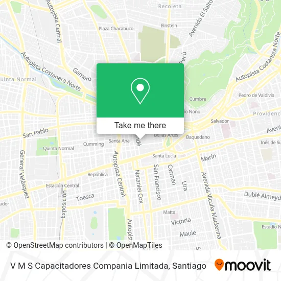 V M S Capacitadores Compania Limitada map