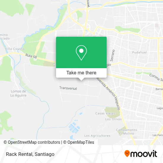 Rack Rental map