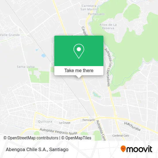 Abengoa Chile S.A. map