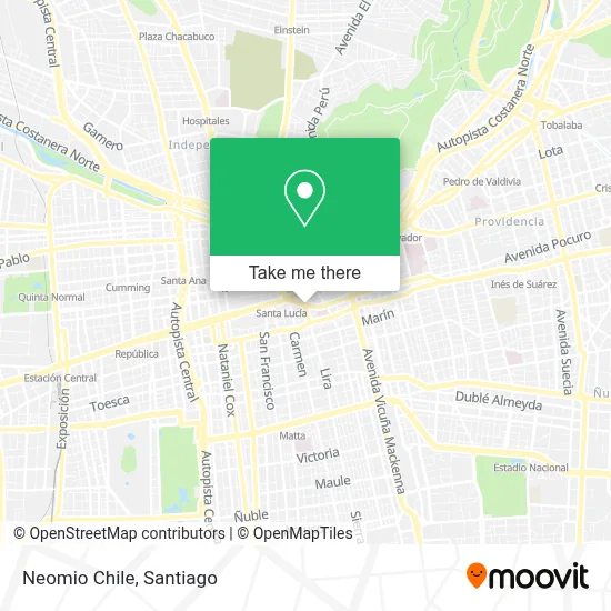 Neomio Chile map