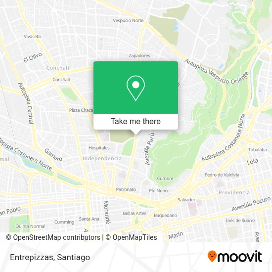 Entrepizzas map