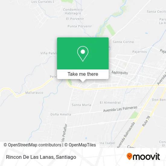 Rincon De Las Lanas map