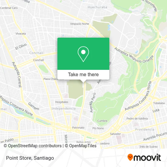 Point Store map