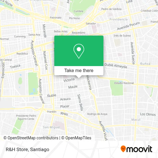 R&H Store map