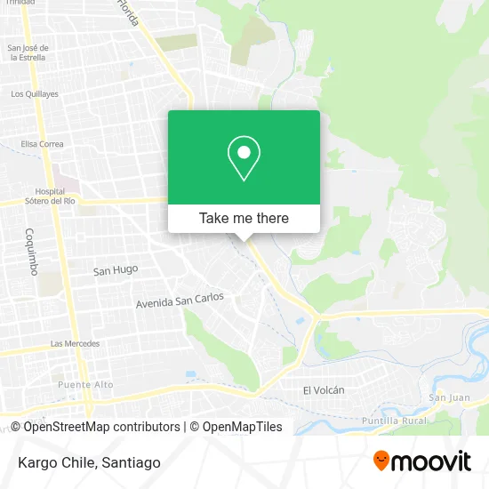 Kargo Chile map