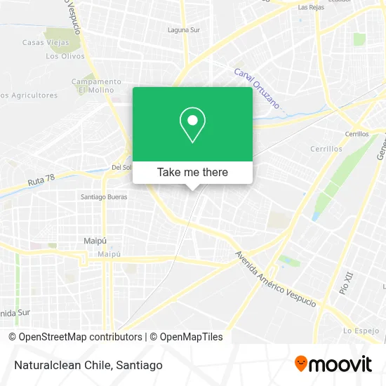 Naturalclean Chile map
