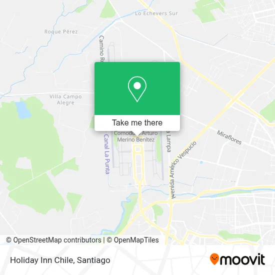 Holiday Inn Chile map