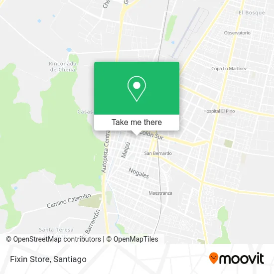 Fixin Store map