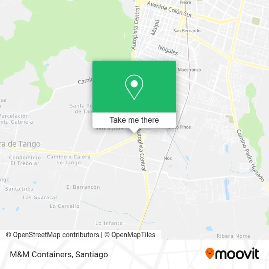 M&M Containers map