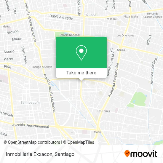 Inmobiliaria Exxacon map
