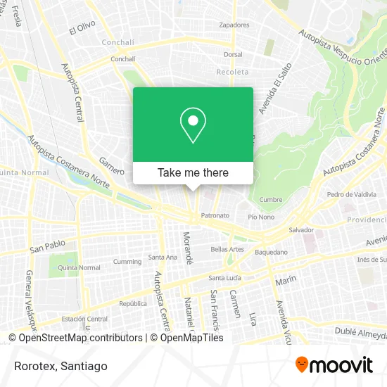 Rorotex map