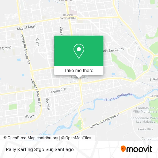 Rally Karting Stgo Sur map