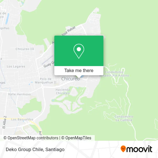 Deko Group Chile map