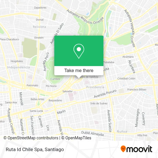 Ruta Id Chile Spa map