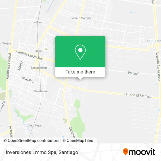 Inversiones Lmmd Spa map