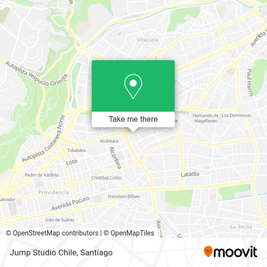 Jump Studio Chile map