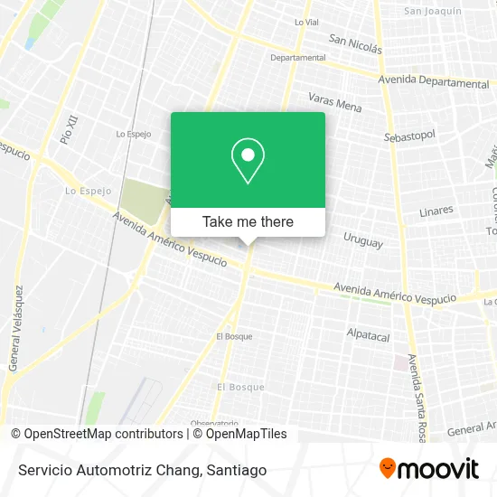 Servicio Automotriz Chang map
