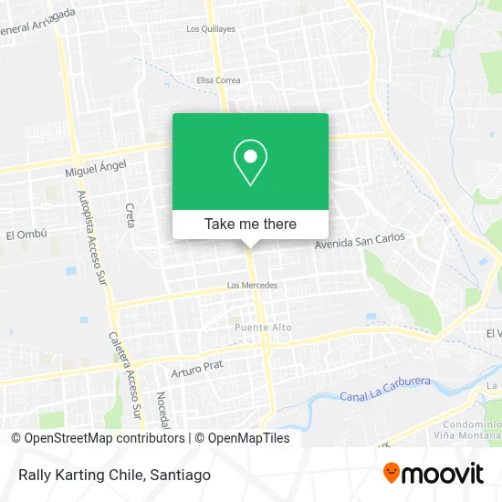 Rally Karting Chile map