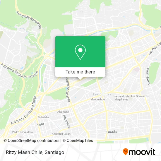 Ritzy Mash Chile map