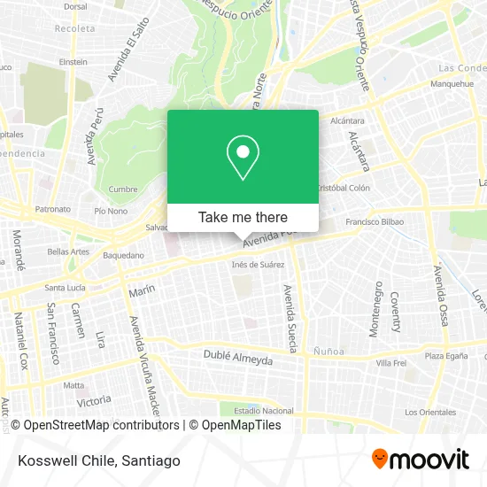 Kosswell Chile map