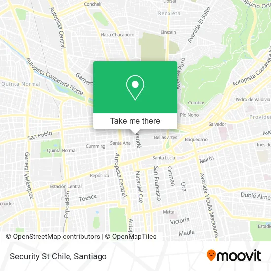 Security St Chile map